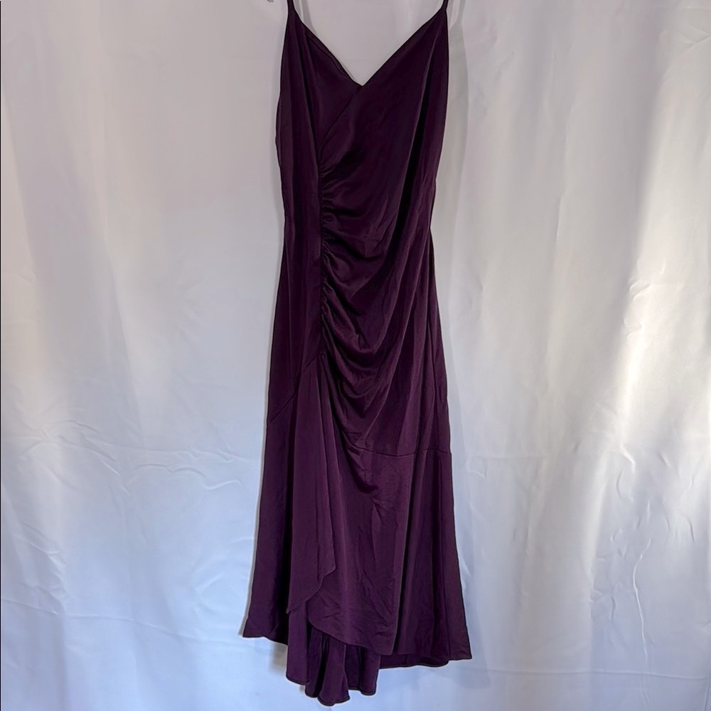 Climax - David Howard | Purple Asymmetrical Ruched Dress